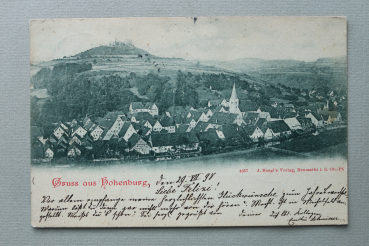 AK Gruss aus Hohenburg / 1898 / Ortsansicht
